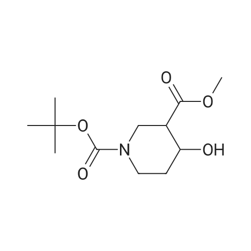1-tert-Butyl 3-methyl 4-hydroxypiperidine-1,3-dicarboxylate