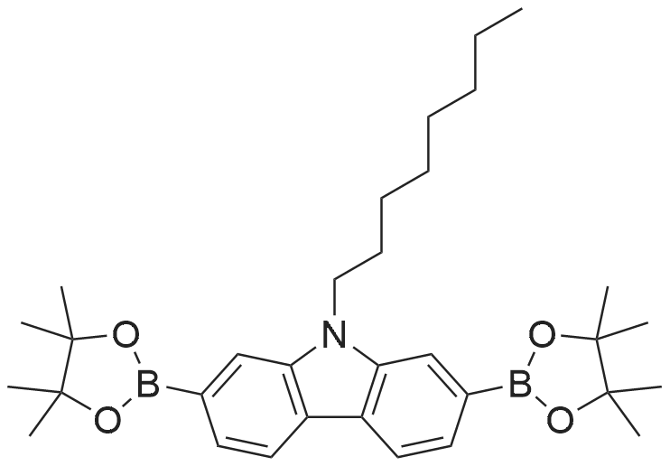 406726-92-9 9-Octyl-2,7-bis(4,4,5,5-tetramethyl-1,3,2-dioxaborolan-2-yl)-9H-carbazole