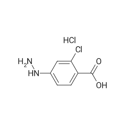 2-Chloro-4-hydrazinylbenzoic acid hydrochloride