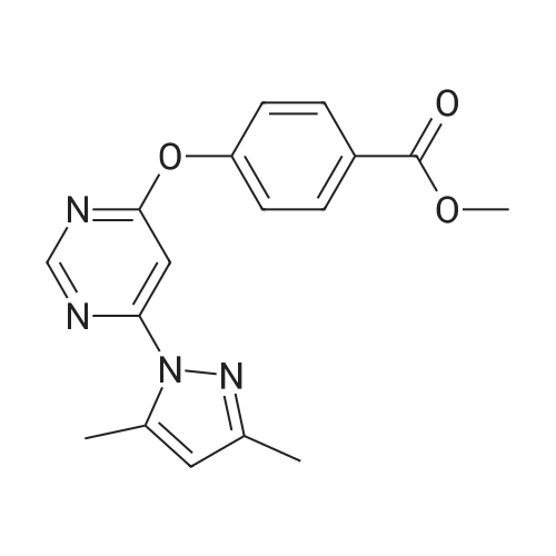 Methyl 4-((6-(3,5-dimethyl-1H-pyrazol-1-yl)pyrimidin-4-yl)oxy)benzoate
