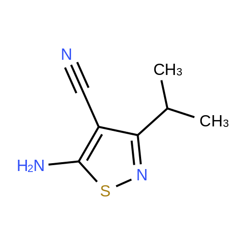 41808-37-1  5-Amino-3-isopropylisothiazole-4-carbonitrile