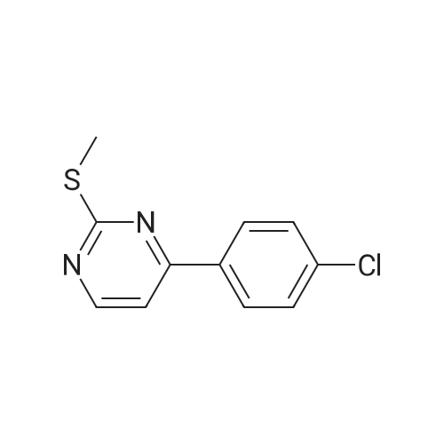 4-(4-Chlorophenyl)-2-(methylthio)pyrimidine