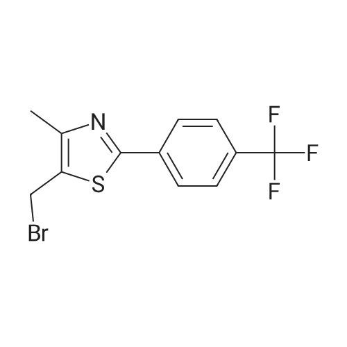 5-(Bromomethyl)-4-methyl-2-(4-(trifluoromethyl)phenyl)thiazole