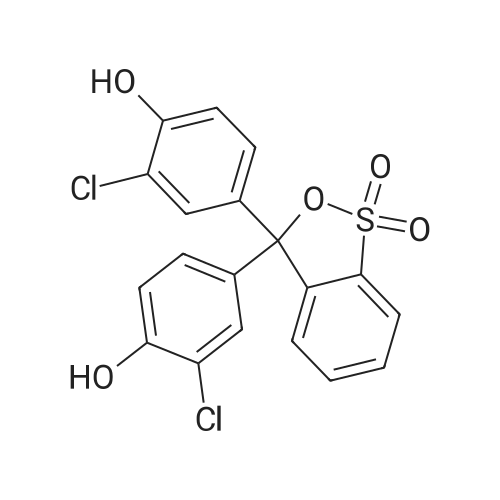 3,3-Bis(3-chloro-4-hydroxyphenyl)-3H-benzo[c][1,2]oxathiole 1,1-dioxide