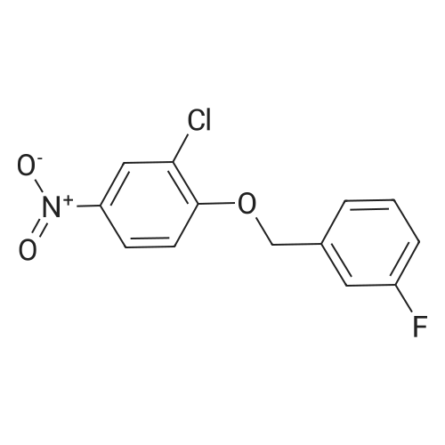 443882-99-3|2-Chloro-1-((3-fluorobenzyl)oxy)-4-nitrobenzene