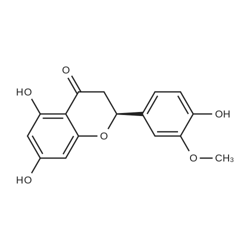 (S)-5,7-Dihydroxy-2-(4-hydroxy-3-methoxyphenyl)chroman-4-one