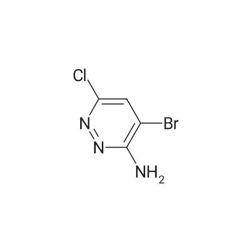 446273-59-2|3-Amino-4-bromo-6-chloropyridazine