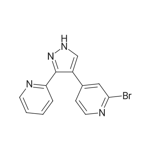 2-Bromo-4-(3-(pyridin-2-yl)-1H-pyrazol-4-yl)pyridine