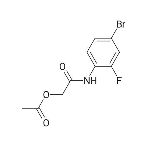 (4-Bromo-2-fluorophenylcarbamoyl)methyl acetate