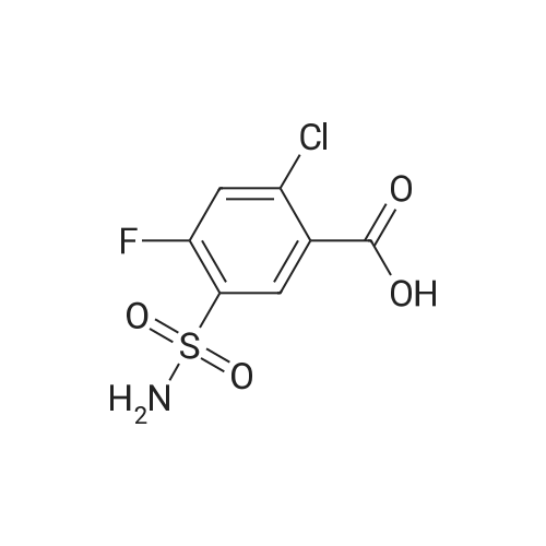 2-Chloro-4-fluoro-5-sulfamoylbenzoic acid