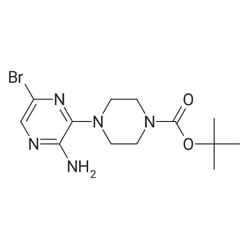 1-Boc-4-(3-Amino-6-bromopyrazin-2-yl)piperazine
