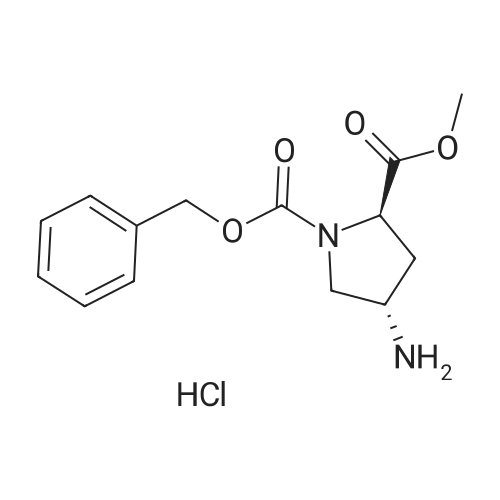 (2R,4S)-1-Benzyl 2-methyl 4-aminopyrrolidine-1,2-dicarboxylate hydrochloride