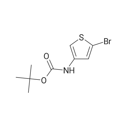 494833-75-9 2-Bromo-4-(N-tert-butyloxycarbonylamino)thiophene