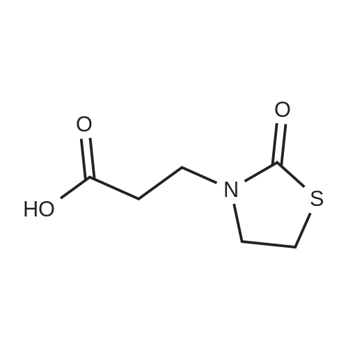 500541-40-2 3-(2-Oxothiazolidin-3-yl)propanoic acid