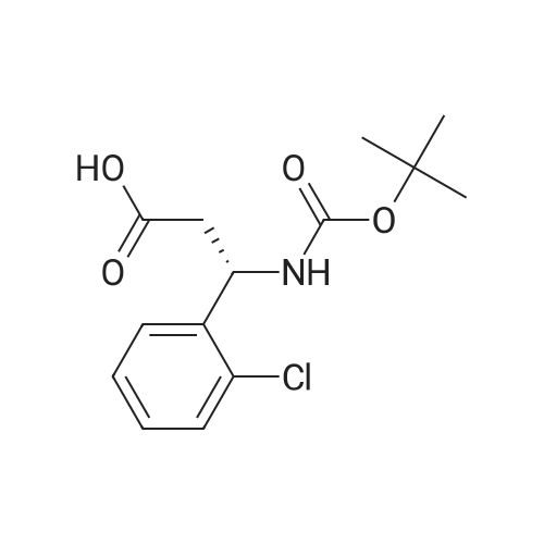(S)-3-((tert-Butoxycarbonyl)amino)-3-(2-chlorophenyl)propanoic acid