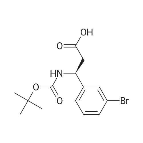(S)-3-(3-Bromophenyl)-3-((tert-butoxycarbonyl)amino)propanoic acid