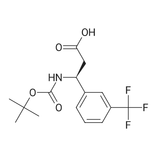 (S)-3-((tert-Butoxycarbonyl)amino)-3-(3-(trifluoromethyl)phenyl)propanoic acid