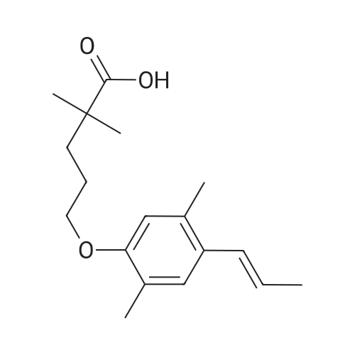 5-(2,5-Dimethyl-4-(prop-1-en-1-yl)phenoxy)-2,2-dimethylpentanoic acid