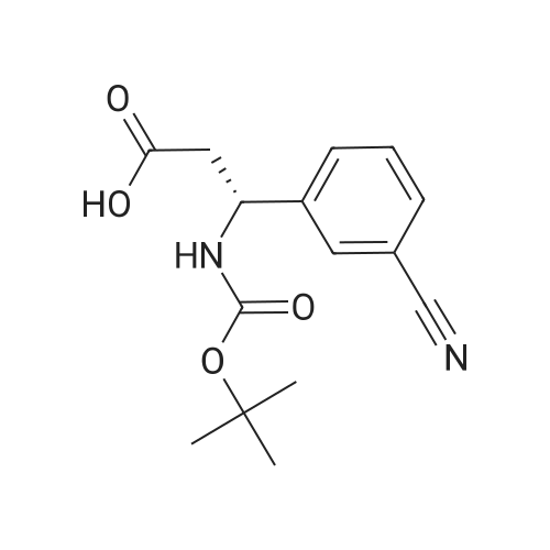 (R)-3-((tert-Butoxycarbonyl)amino)-3-(3-cyanophenyl)propanoic acid