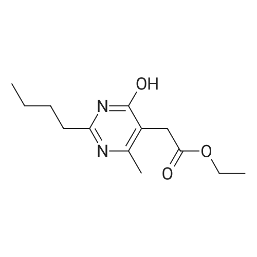 503155-65-5|Ethyl 2-(2-butyl-4-hydroxy-6-methylpyrimidin-5-yl)acetate