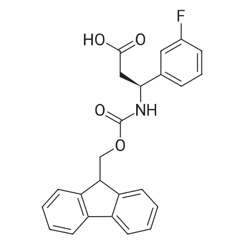 (S)-3-((((9H-Fluoren-9-yl)methoxy)carbonyl)amino)-3-(3-fluorophenyl)propanoic acid