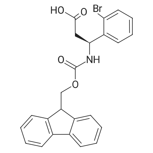 (S)-3-((((9H-Fluoren-9-yl)methoxy)carbonyl)amino)-3-(2-bromophenyl)propanoic acid