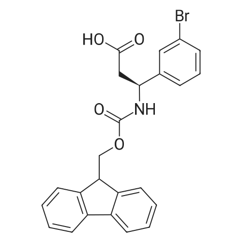 (S)-3-((((9H-Fluoren-9-yl)methoxy)carbonyl)amino)-3-(3-bromophenyl)propanoic acid