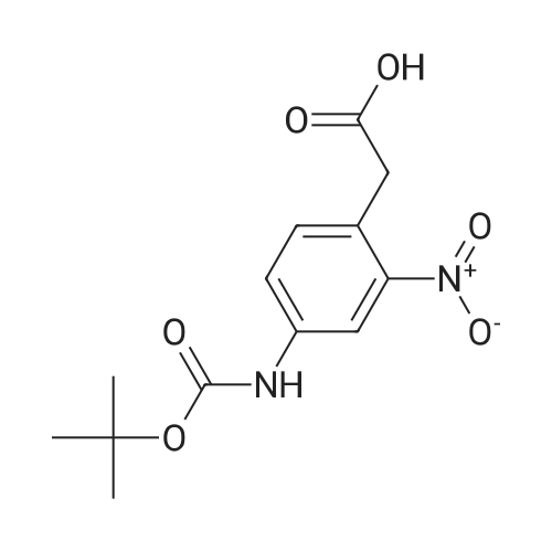 2-(4-((tert-Butoxycarbonyl)amino)-2-nitrophenyl)acetic acid