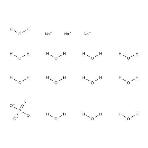 51674-17-0 Sodiumthiophosphatedodecahydrate