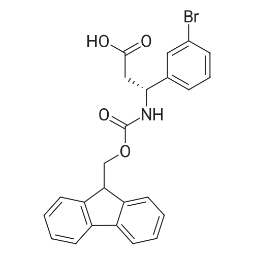 (R)-3-((((9H-Fluoren-9-yl)methoxy)carbonyl)amino)-3-(3-bromophenyl)propanoic acid