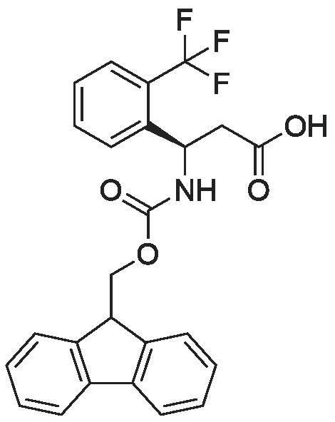 (R)-3-((((9H-Fluoren-9-yl)methoxy)carbonyl)amino)-3-(2-(trifluoromethyl)phenyl)propanoic acid