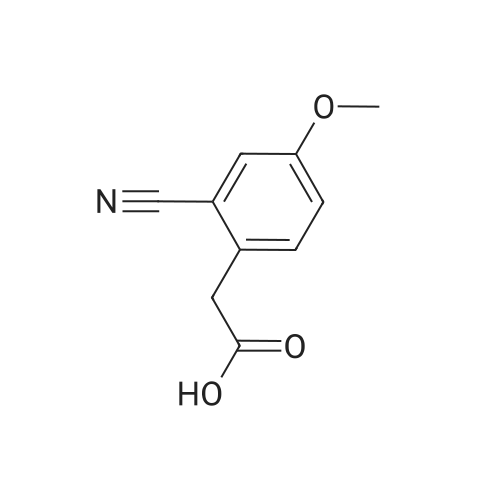 2-(2-Cyano-4-methoxyphenyl)acetic acid