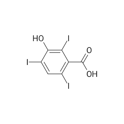 3-Hydroxy-2,4,6-triiodobenzoic acid