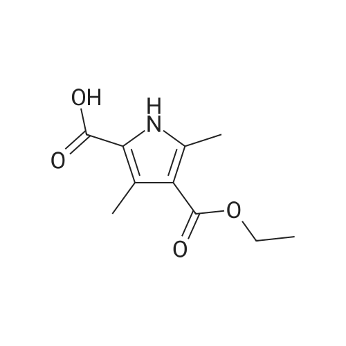 5442-91-1|4-(Ethoxycarbonyl)-3,5-dimethyl-1H-pyrrole-2-carboxylic acid