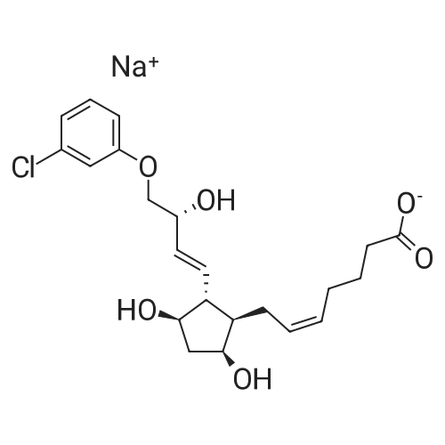 Sodium (Z)-rel-7-((1R,2R,3R,5S)-2-((R,E)-4-(3-chlorophenoxy)-3-hydroxybut-1-en-1-yl)-3,5-dihydroxycy