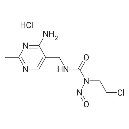 3-((4-Amino-2-methylpyrimidin-5-yl)methyl)-1-(2-chloroethyl)-1-nitrosourea hydrochloride