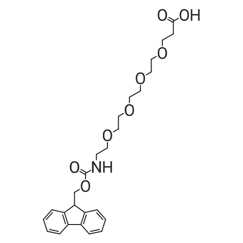 1-(9H-Fluoren-9-yl)-3-oxo-2,7,10,13,16-pentaoxa-4-azanonadecan-19-oic acid