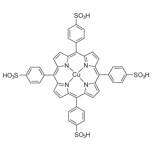 Cu(II) meso-Tetra(4-sulfonatophenyl) porphine