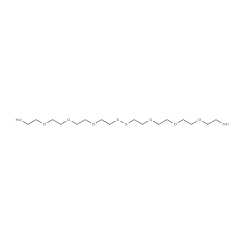 3,6,9,16,19,22-Hexaoxa-12,13-dithiatetracosane-1,24-diol