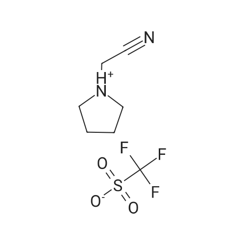 1-(Cyanomethyl)pyrrolidin-1-ium trifluoromethanesulfonate