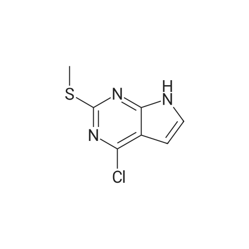 4-Chloro-2-(methylthio)-7H-pyrrolo[2,3-d]pyrimidine