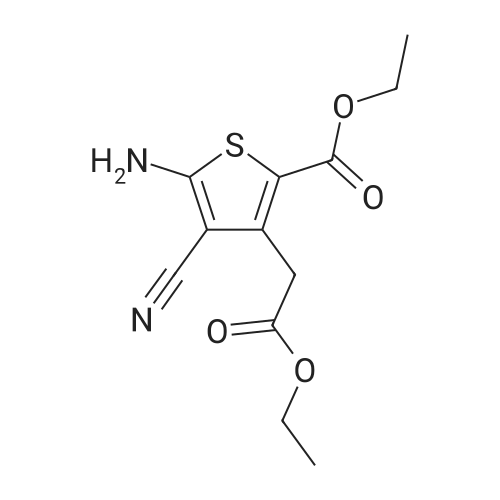 Ethyl 5-amino-4-cyano-3-(2-ethoxy-2-oxoethyl)thiophene-2-carboxylate