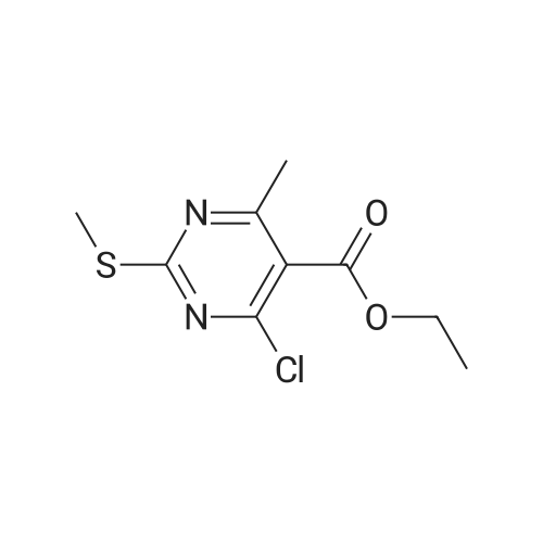 Ethyl 4-chloro-6-methyl-2-(methylthio)pyrimidine-5-carboxylate