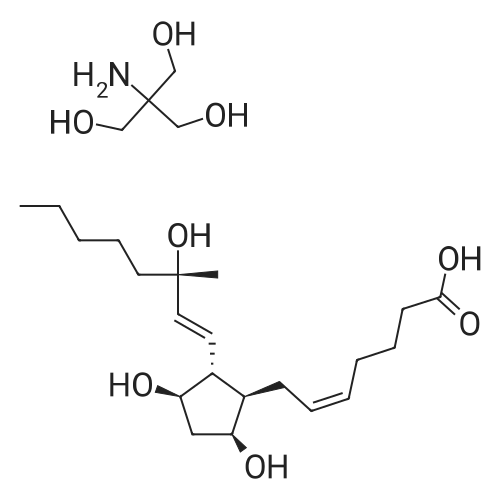 2-Amino-2-(hydroxymethyl)propane-1,3-diol (Z)-7-((1R,2R,3R,5S)-3,5-dihydroxy-2-((S,E)-3-hydroxy-3-me