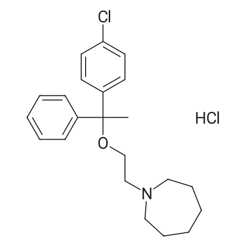 1-(2-(1-(4-Chlorophenyl)-1-phenylethoxy)ethyl)azepane hydrochloride