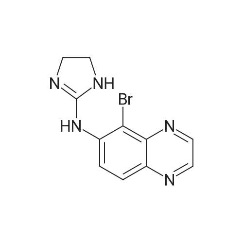 5-Bromo-N-(4,5-dihydro-1H-imidazol-2-yl)quinoxalin-6-amine