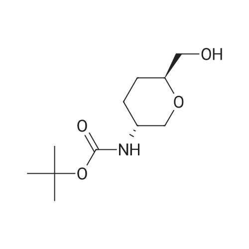 tert-Butyl ((3R,6S)-6-(hydroxymethyl)tetrahydro-2H-pyran-3-yl)carbamate