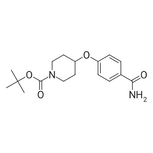 tert-Butyl 4-(4-carbamoylphenoxy)piperidine-1-carboxylate