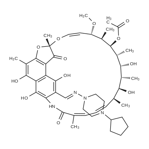 (2S,12Z,14E,16S,17S,18R,19R,20R,21S,22R,23S,24E)-3-(((4-Cyclopentyl-1-piperazinyl)imino)methyl)-21-(