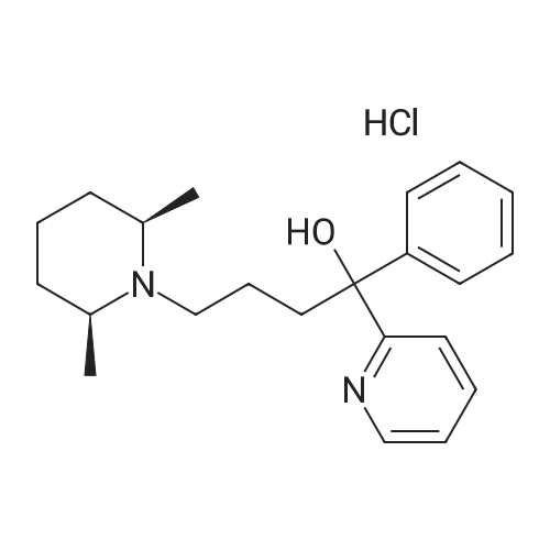 rel-4-((2R,6S)-2,6-Dimethylpiperidin-1-yl)-1-phenyl-1-(pyridin-2-yl)butan-1-ol hydrochloride